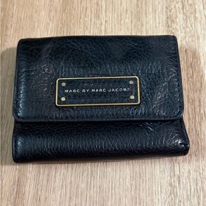Rare Marc by Marc Jacobs Black Leather Wallet